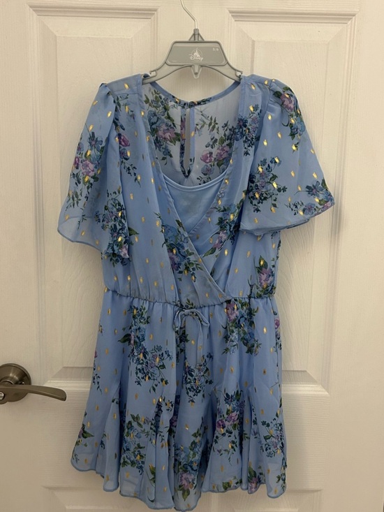 Other - Blue Floral Jumper, Sz 7